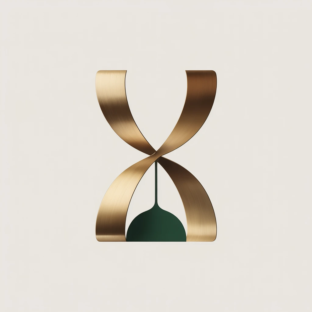 Illustrative objects representing time and personal milestones